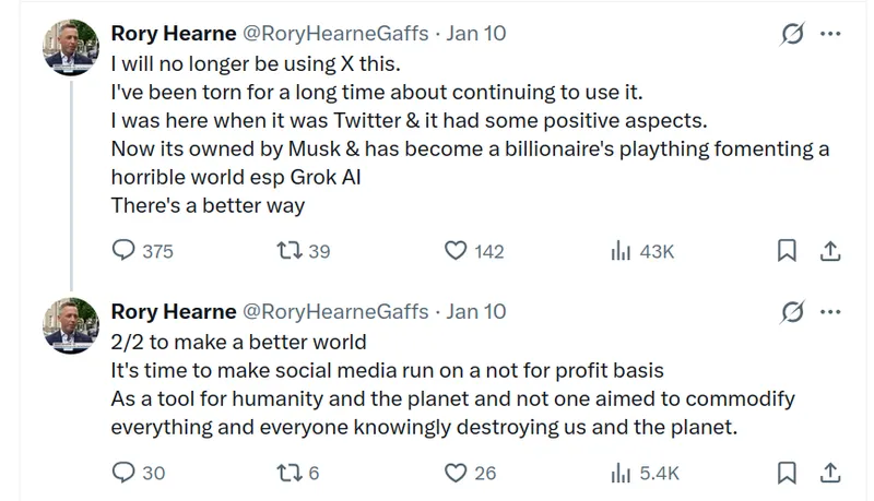 Social Democrats Housing Spokesperson leaves X